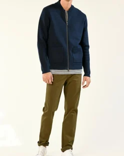 Bombers en maille Gaelos marine