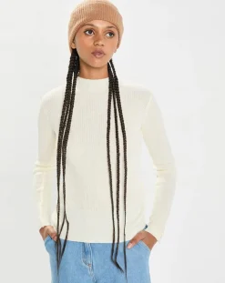 Bonnet 100% Cachemire maille perle Bonny mocha