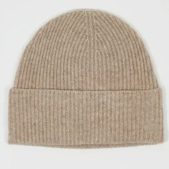 Bonnet 100% Cachemire maille perle Bonny chestnut