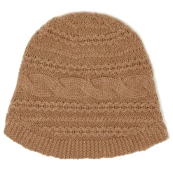 Bonnet en Laine & Cachemire Slow ocre