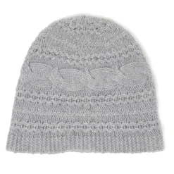 Bonnet en Laine & Cachemire Slow gris