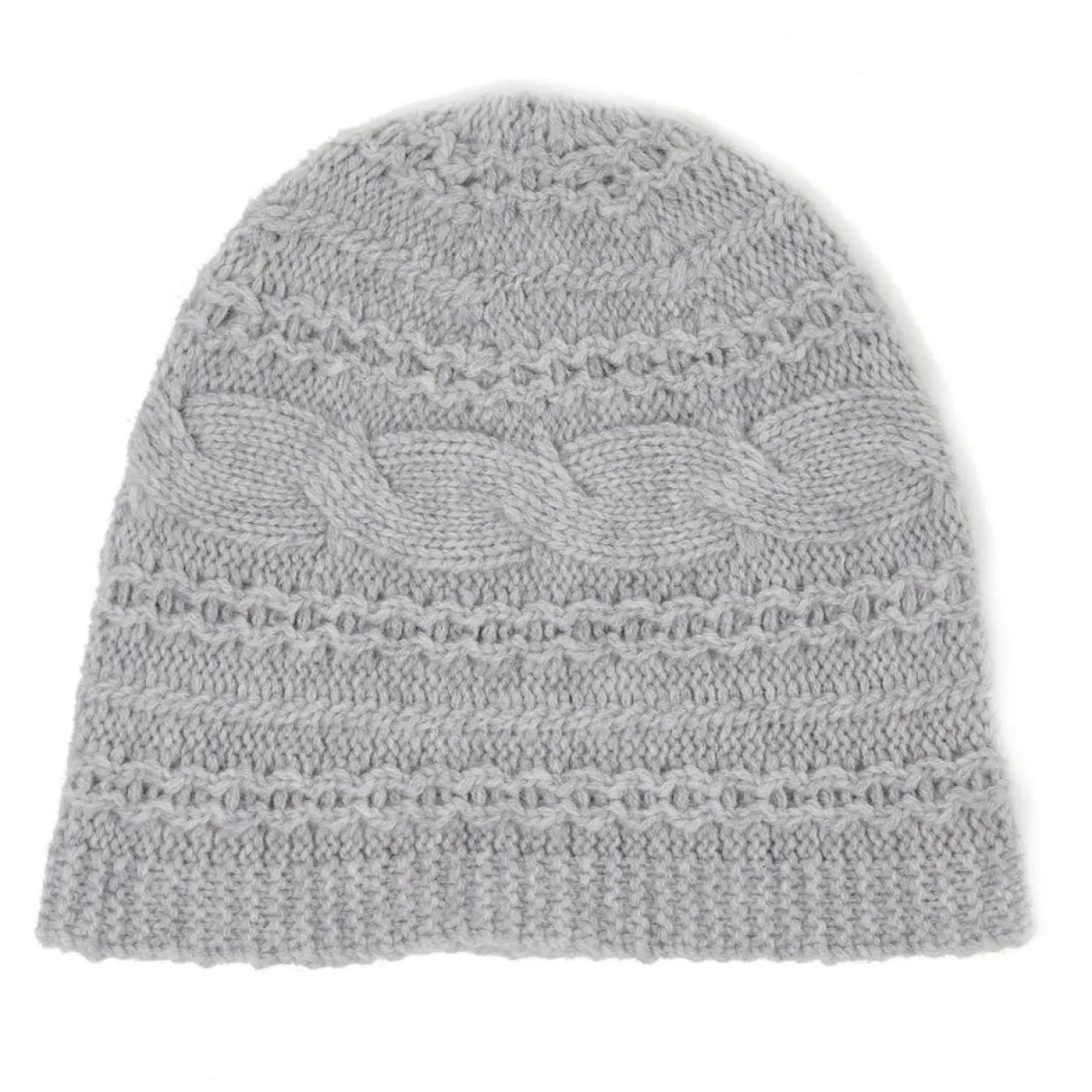 Bonnet en Laine & Cachemire Slow gris