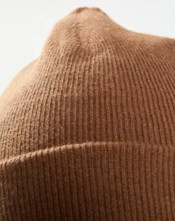 Bonnet en Laine & Coton marron