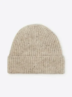 Bonnet faux-uni beige gris