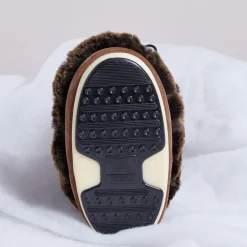 Boots Après-ski en Velours de Cuir et fausse fourrure Soft Fur marron