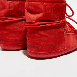 Boots Après-ski en Velours Mars rouges