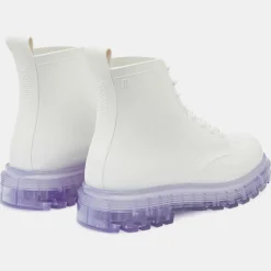 Boots Coturno blanches