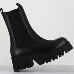 Boots en Cuir 4224 gas noires - Talon : 6cm