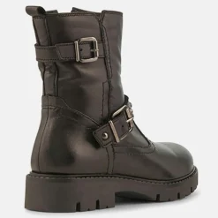 Boots en Cuir Ben noires