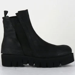 Boots en Cuir chilo noires