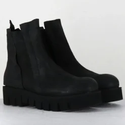 Boots en Cuir chilo noires