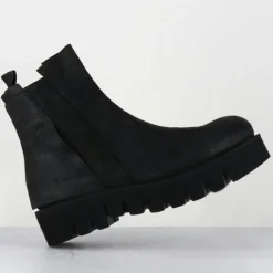 Boots en Cuir chilo noires