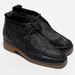 Boots en Cuir Clark noires