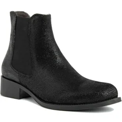 Boots en Cuir Ella noires