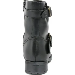 Boots en Cuir Jessica noires