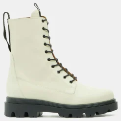 Boots en Cuir Lovi écrues