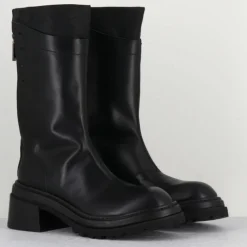 Boots en Cuir noires - Talon 5 cm