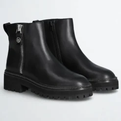 Boots en Cuir Pink noires