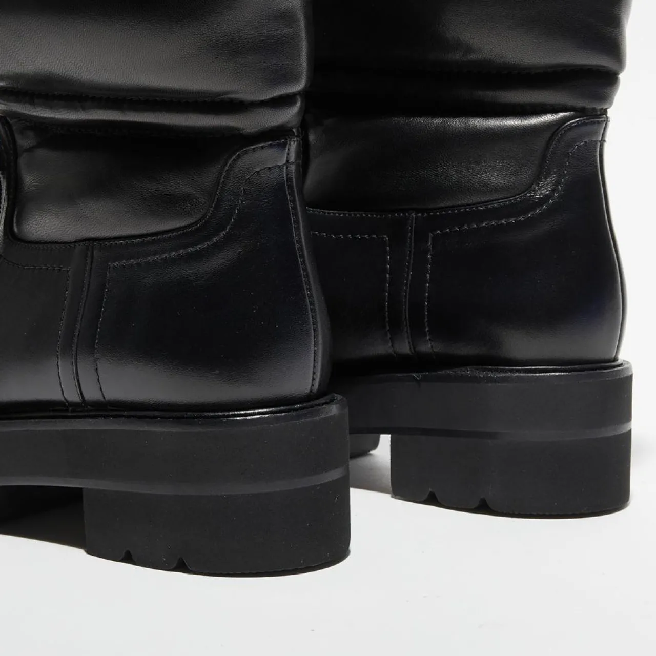 Boots en Cuir Tyler Ultralift noires - Talon 5 cm