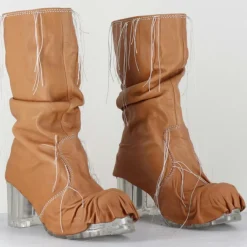 Boots en Cuir vlad camel