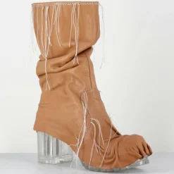 Boots en Cuir vlad camel