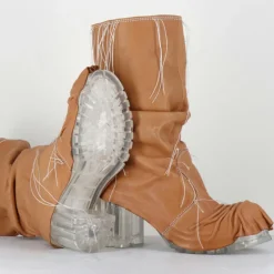 Boots en Cuir vlad camel