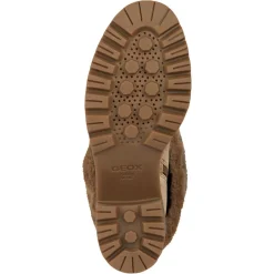 Boots en Velours de Cuir Damiana toffee/beige - Talon 6.5 cm