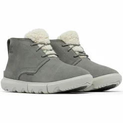 Boots en Velours de Cuir Explorer Next grises