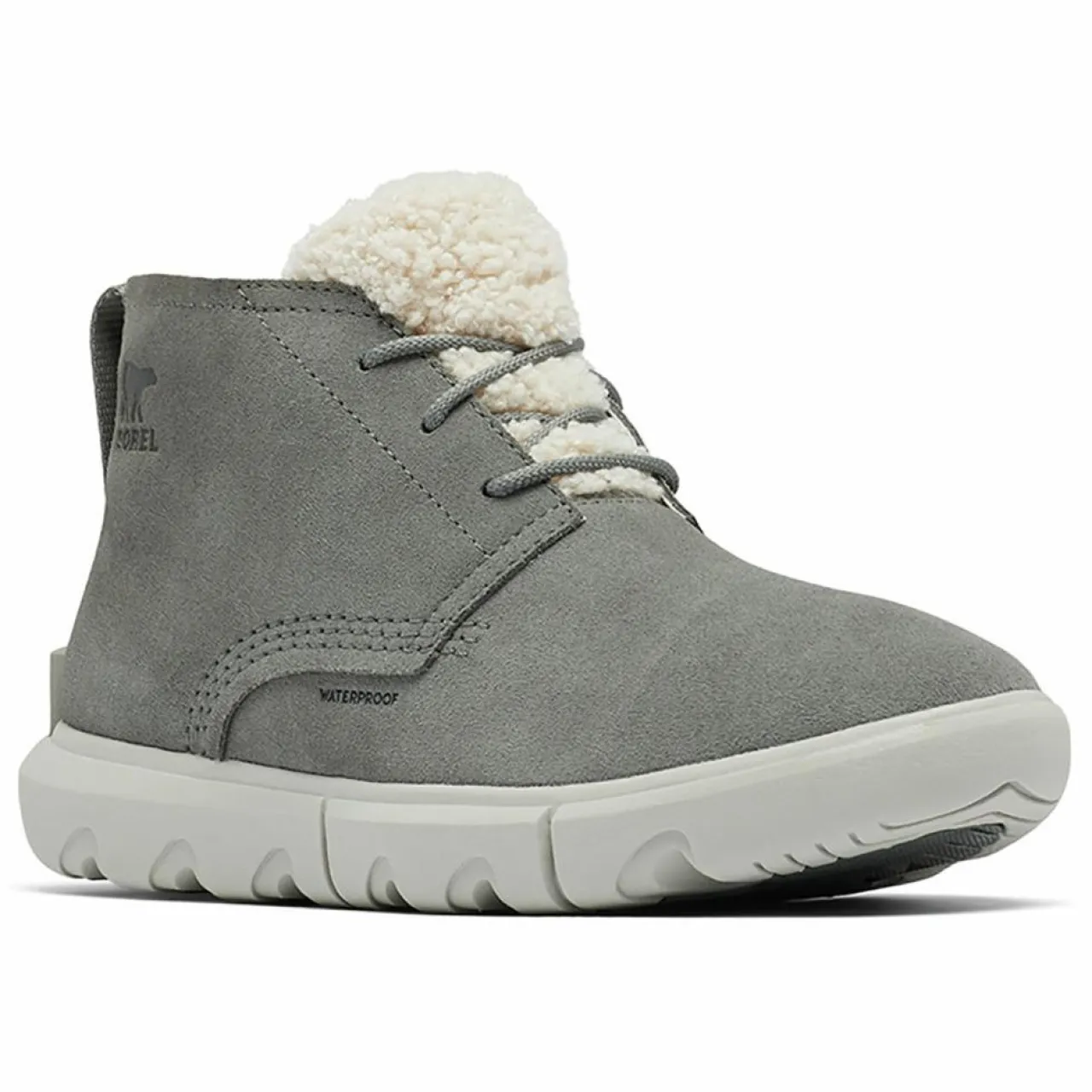 Boots en Velours de Cuir Explorer Next grises