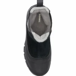 Boots en Velours de Cuir Buxton noir/gris