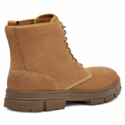 Boots en Velours de Cuir Skyvieservice cognac