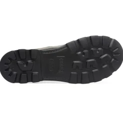 Boots en Velours de Cuir Brutus grises