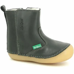 Boots fourrées en Cuir Socool Cho kaki