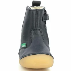 Boots fourrées en Cuir Socool marine