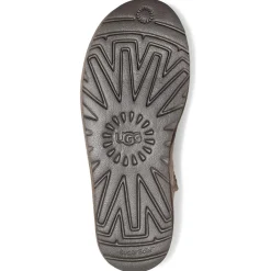 Boots fourrées en Velours de Cuir Classic Short Bailey taupe