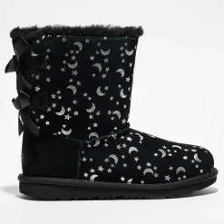 Boots fourrées Laine en Velours de cuir Bailey BoMoon and Stars noires