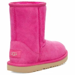 Boots fourrées Laine en Velours de Cuir Classic II fuchsia