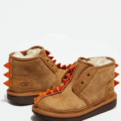 Boots fourrées Laine en Velours de Cuir Dydo Neumel II beige moyen