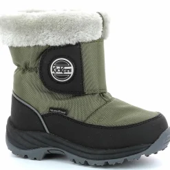 Boots Jumpsnow intérieur fourré kaki/noir