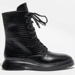 Boots McKenzee effet reptile noires