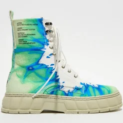 Boots recyclées 1992 vert/bleu