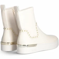 Boots Silvia blanc/beige