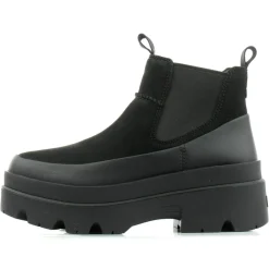 Bottes en Cuir Brisbane Chelsea noires - Talon 6.3 cm
