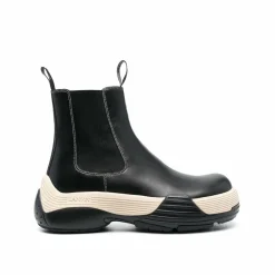 Bottes en cuir noires