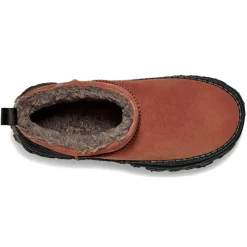 Bottes en Velours de Cuir Venture Daze Ultra Mini rouge/noir