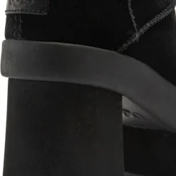 Bottes en Velours de Cuir New Heights Platform Mini noires - Talon 11,4 cm