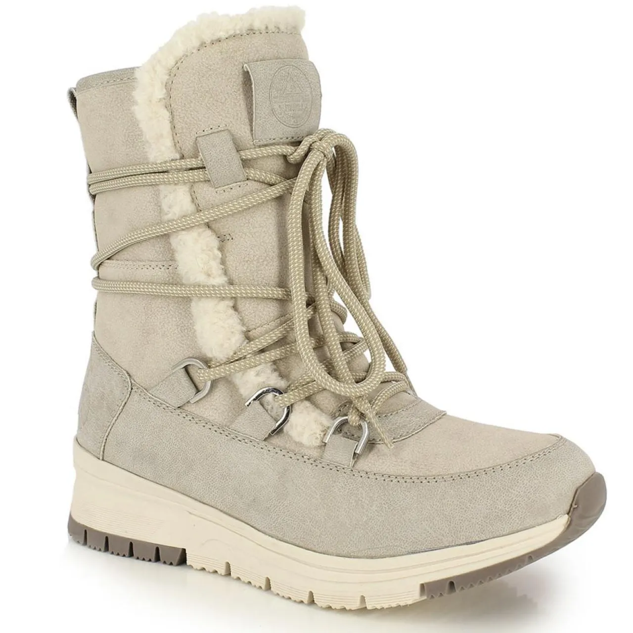 Bottes Fourrées Alyssia blanc cassé