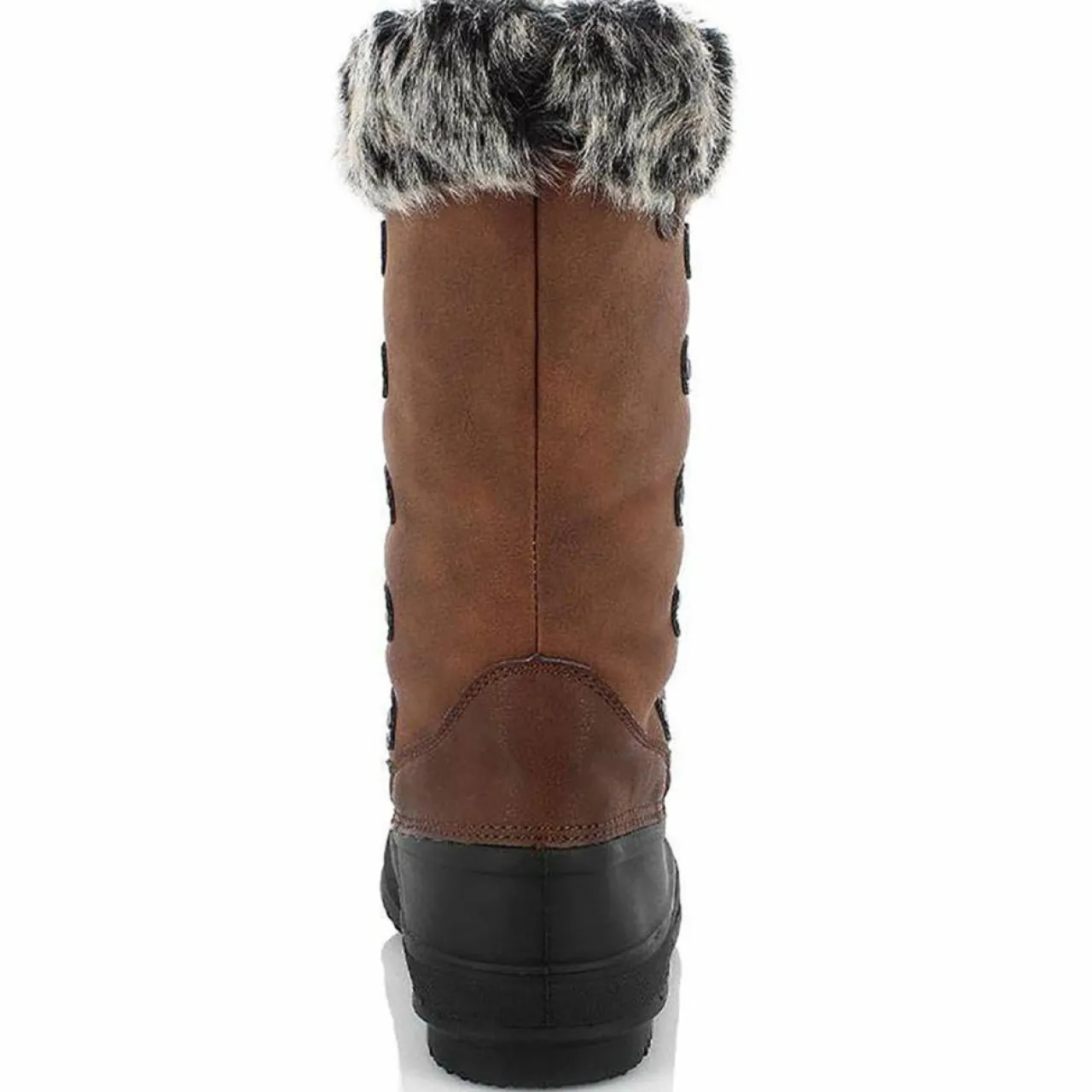 Bottes fourrées Kelyne marron/noir