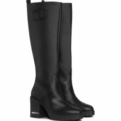 Bottes Gloria noires - Talon 9.5 cm