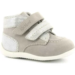 Bottillons Bébé en Cuir gris